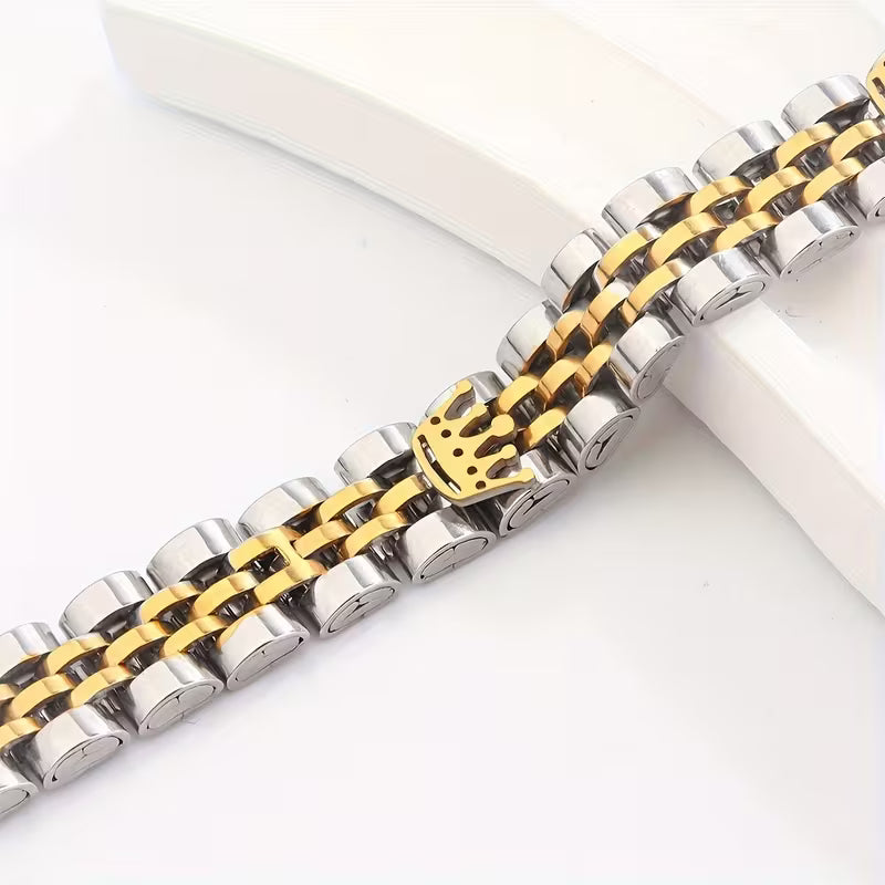 Luxury Men’s Stainless Steel Bracelet – Modern & Stylish