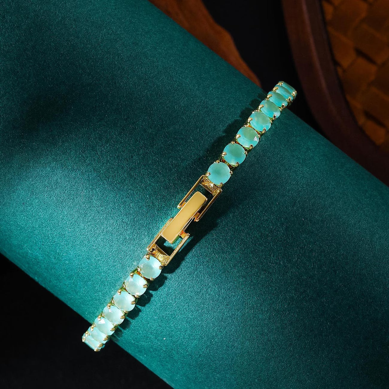 Blue Round Bracelet
