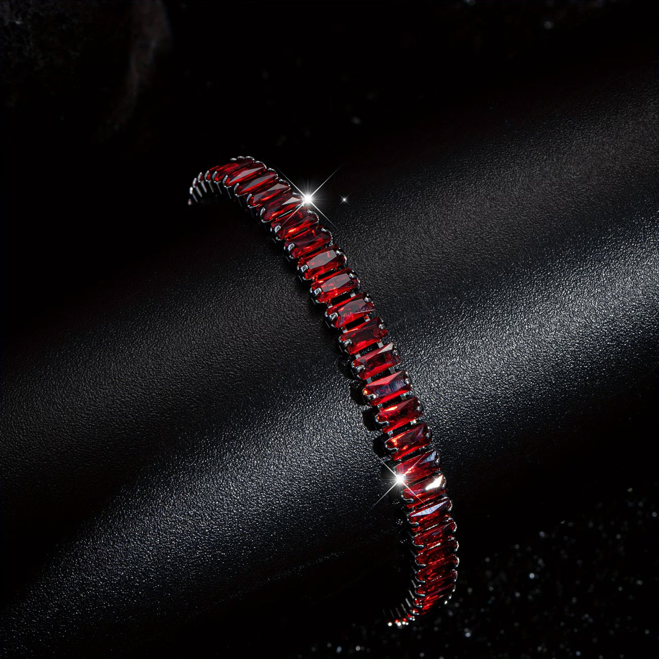 Rectangular Gothic Bracelet – Dark Red Vampire&nbsp;