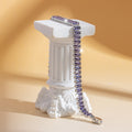 Elegant Purple Zircon Bracelet for Women