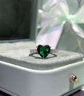 Magical Heart Ring- Royal Green