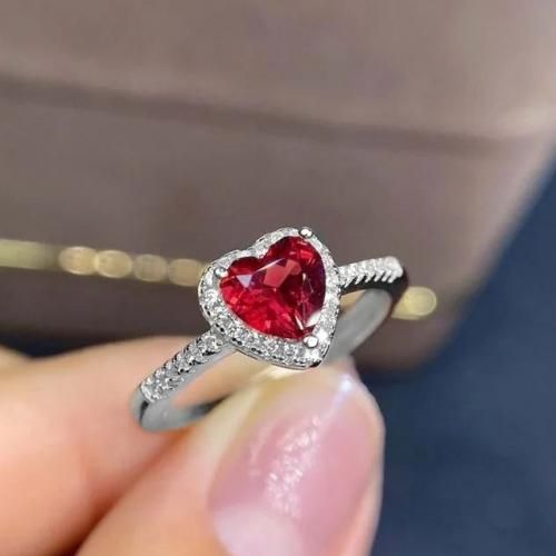 Adjustable Promise Heart Ring 💍+ With Premium Box 🎁