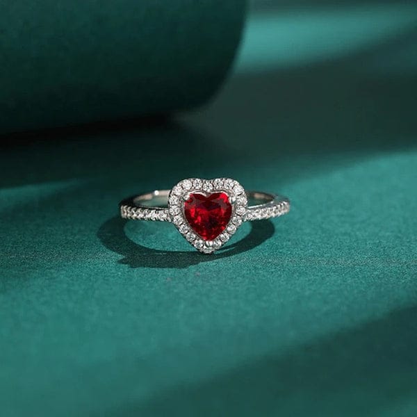 Adjustable Promise Heart Ring 💍+ With Premium Box 🎁