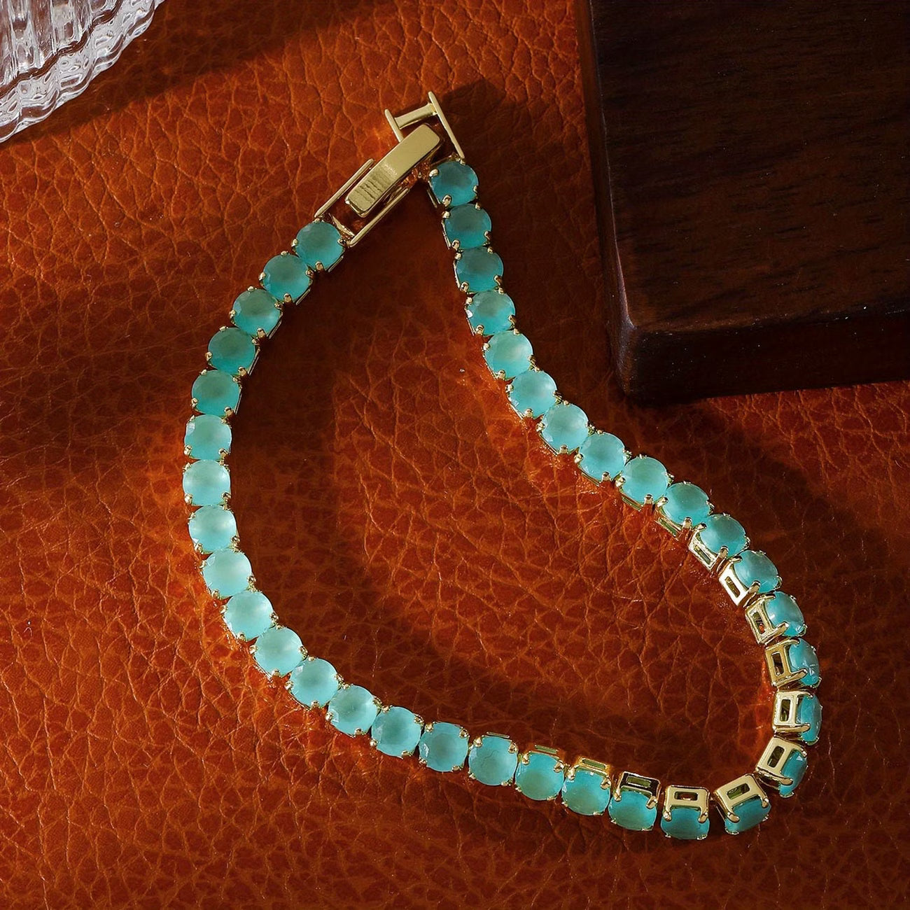 Blue Round Bracelet