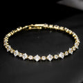 Geometric Zircon Bracelet