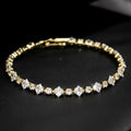 Geometric Zircon Bracelet