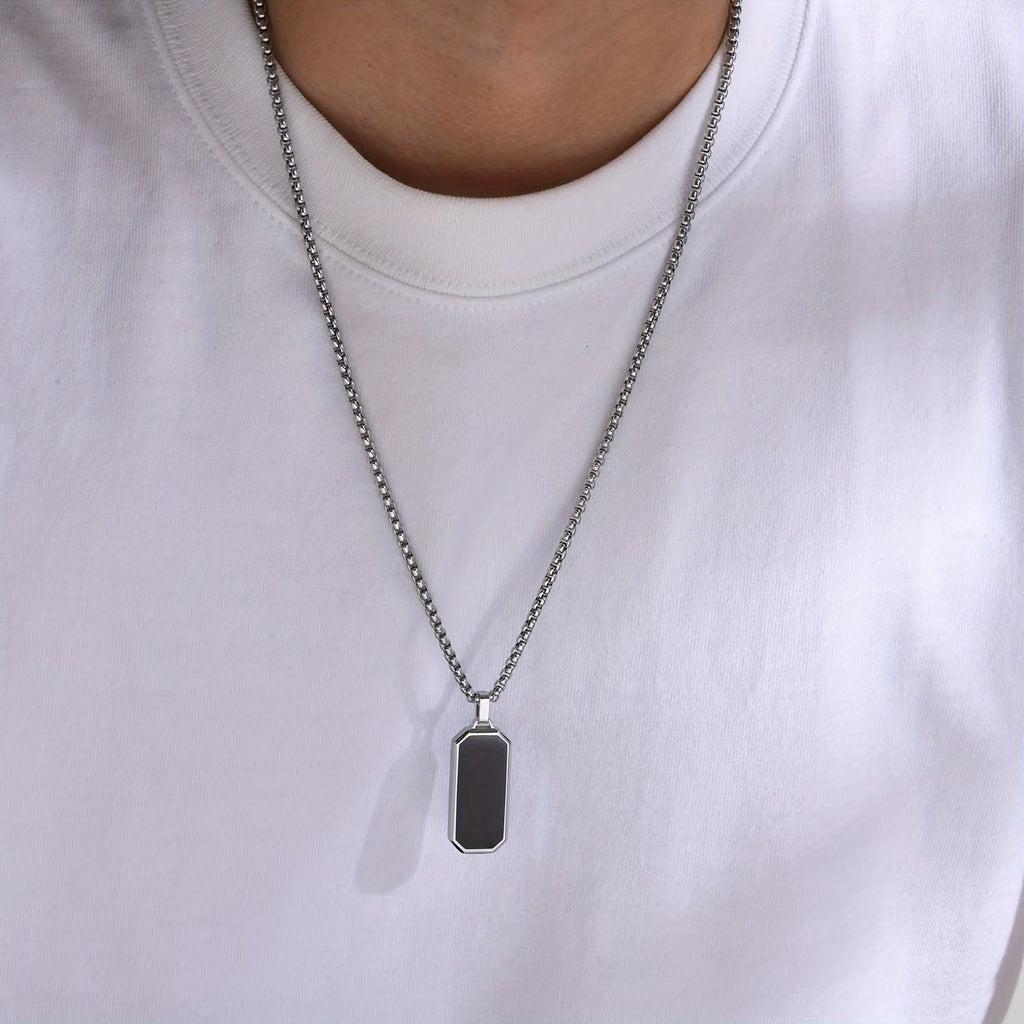 Men’s Hip-Hop Geometric Necklace