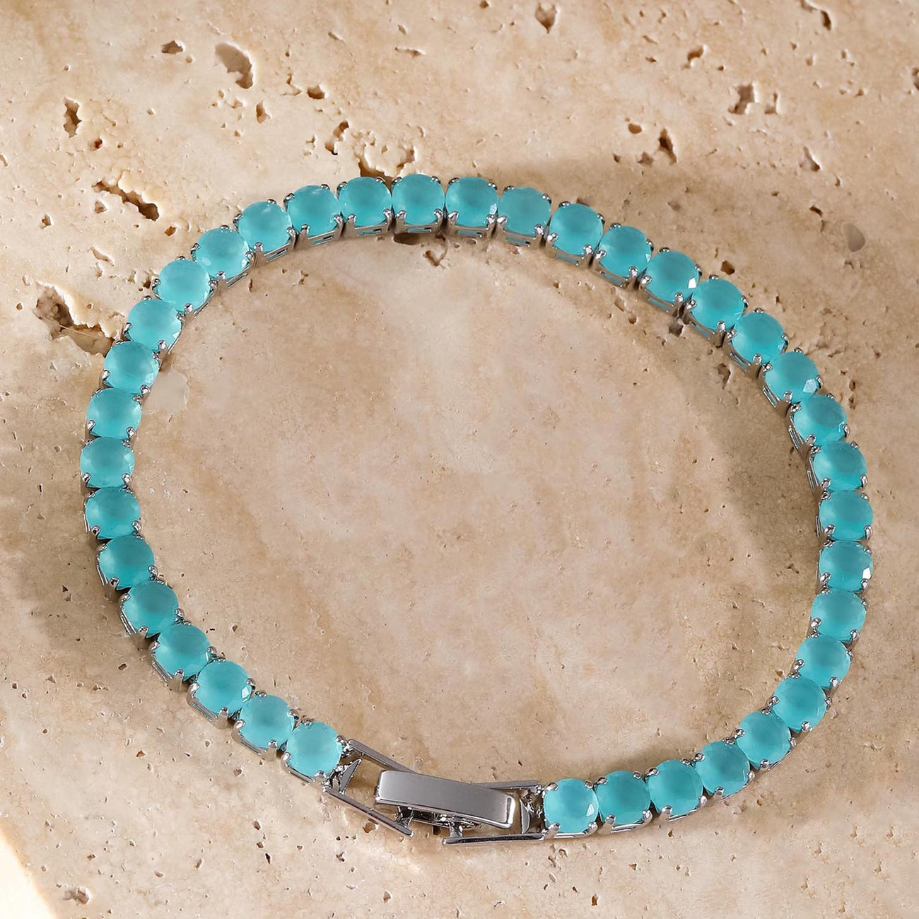 Blue Round Bracelet