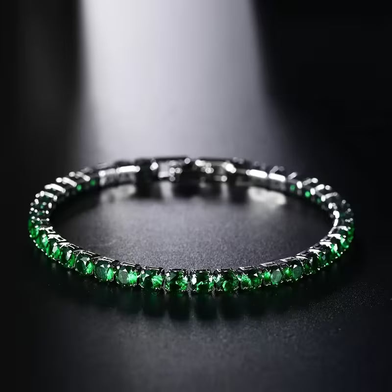 Luxury Gold Finish Zircon Bracelet for Women