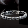 Elegant Water Drop Zircon Bracelet for Women