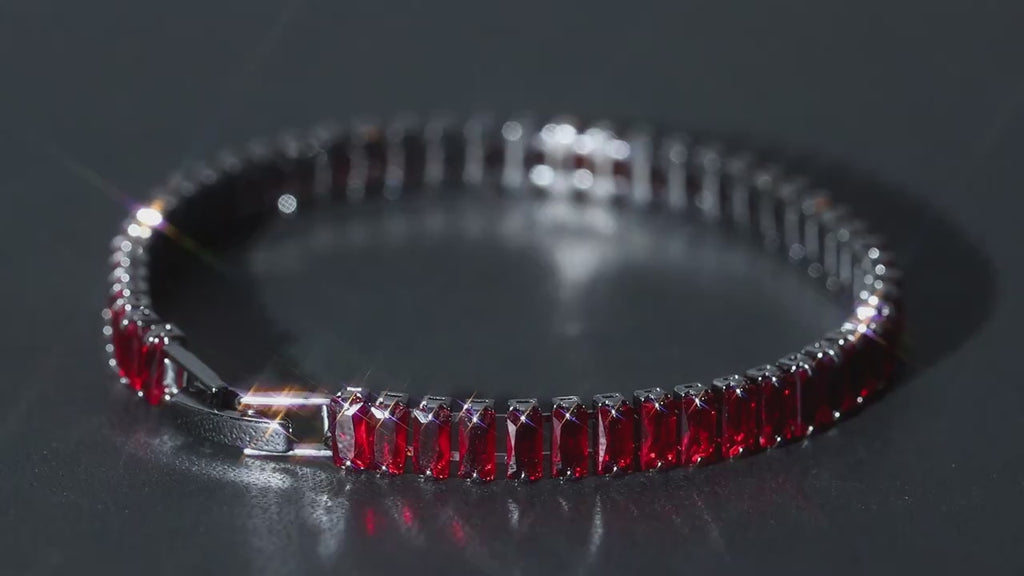Rectangular Gothic Bracelet – Dark Red Vampire&nbsp;