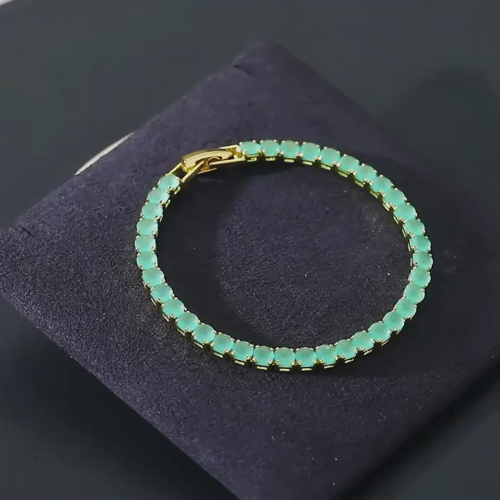 Blue Round Bracelet